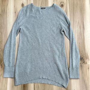 J McLaughlin Grey Knit Sweater Tunic Top Women’s Medium